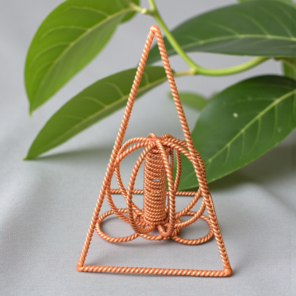 Nubian Copper Pyramid Harmonizer | 99.99% Pure Red Copper