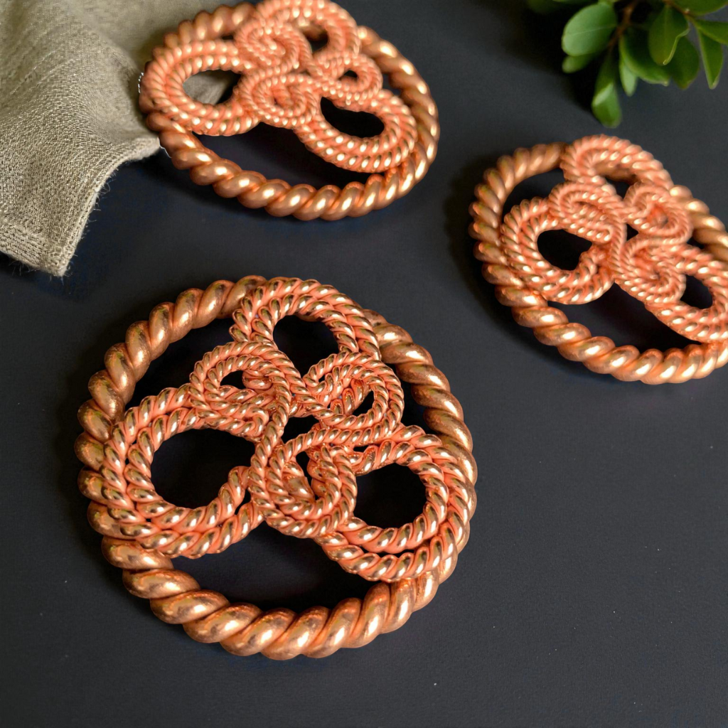 Sacred Triskelion Pendant | 144 MHz Copper Coil Necklace