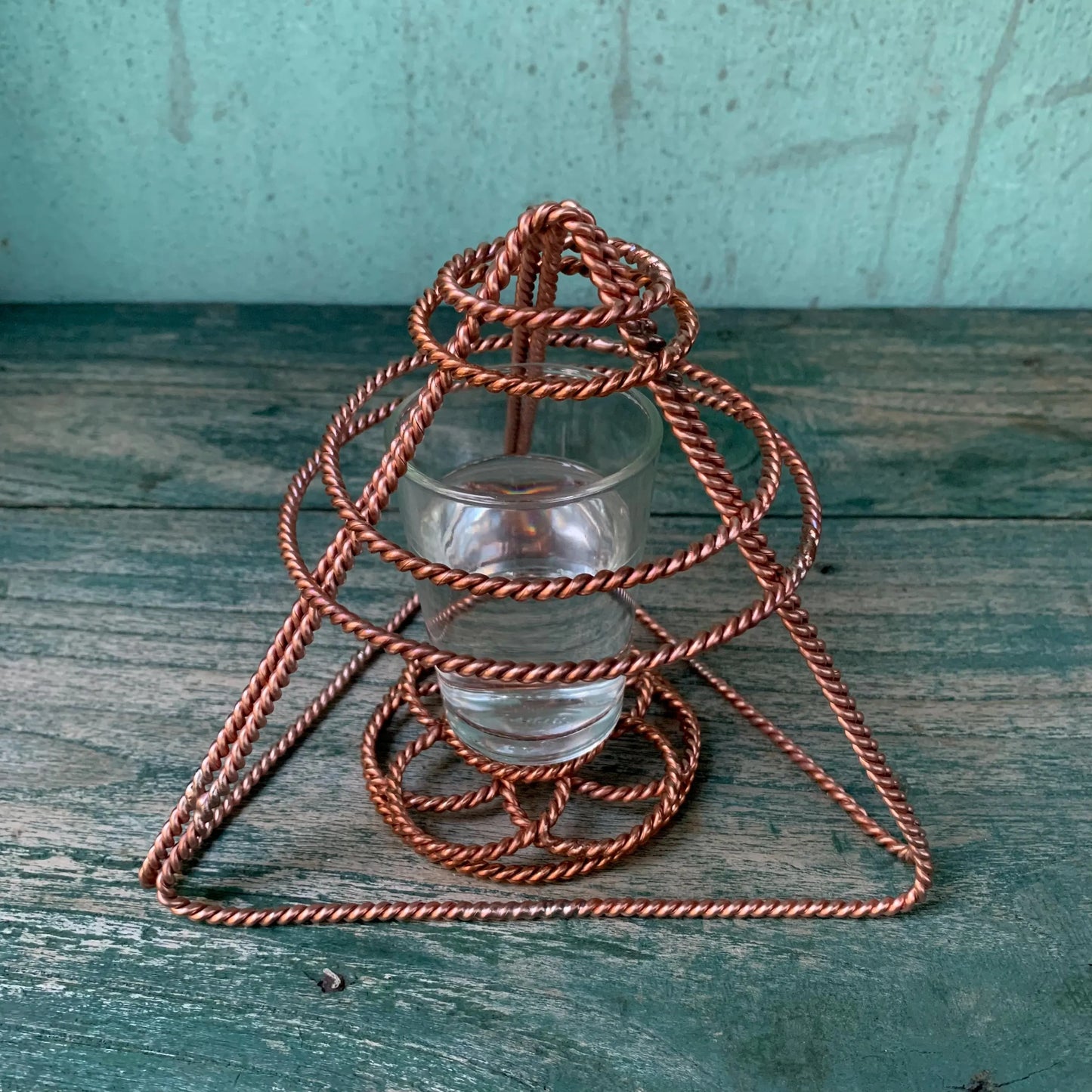 Water Charging Pyramid, 144 177 188 443 MHz, Red Copper Tool