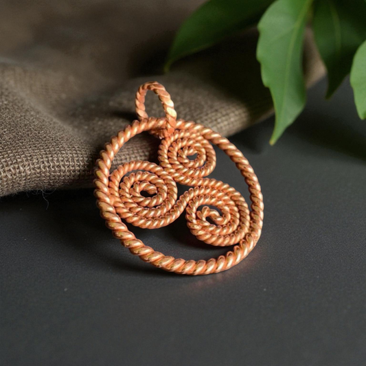 Triskelion Pendant | 144 MHz Copper Energy Necklace