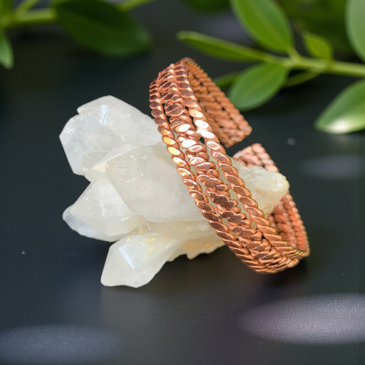 Quantum Forge Copper Bracelet