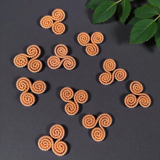 Mini Triskelion Coil | 144 MHz Sacred Copper Spiral