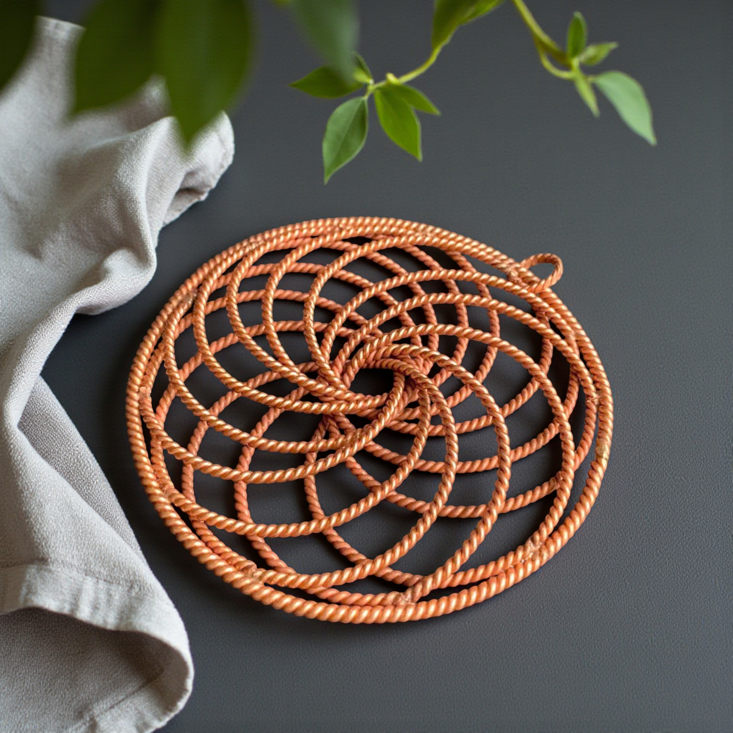 Lunar Bloom Tensor Disc | 432 MHz Sacred Geometry Energy Tool