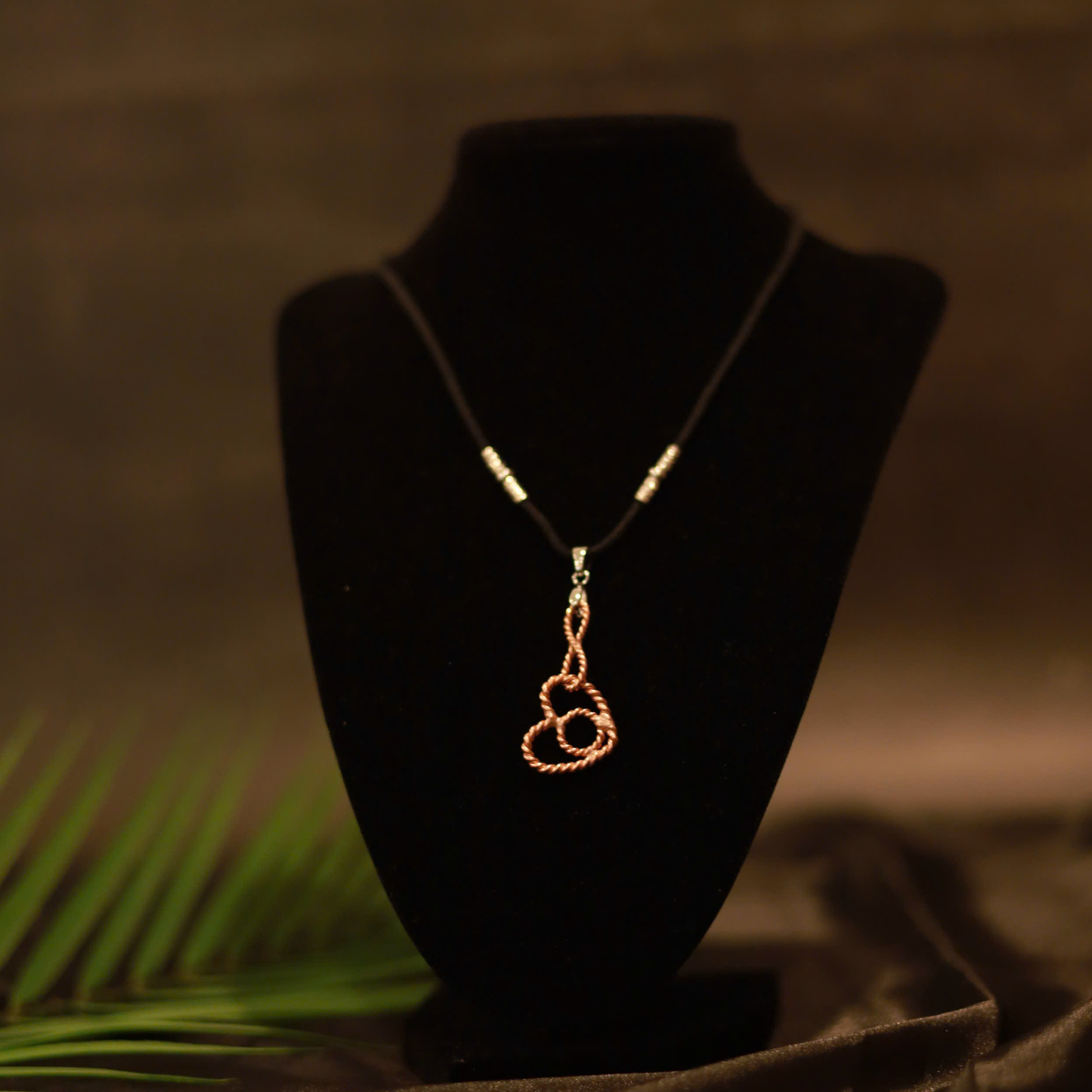 Handcrafted Infinity Heart Necklace with 528 MHz Frequency for Eternal Love