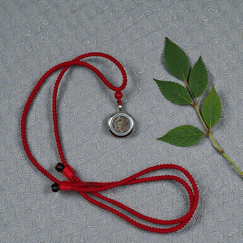 Fulgurite Crystal Pendant - Feng Shui Amulet for Protection (Unisex)