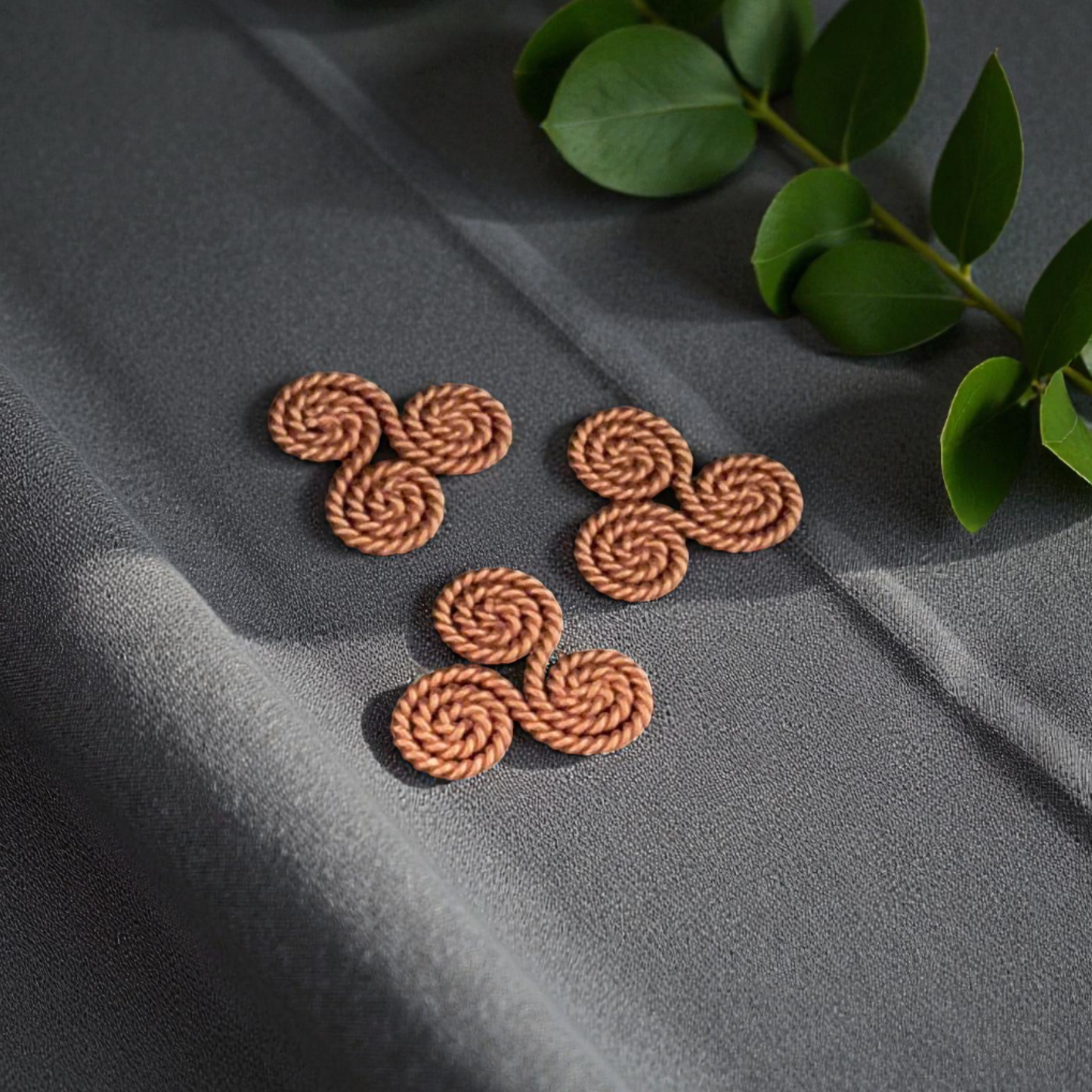 Mini Triskelion Coil | 144 MHz Sacred Copper Spiral