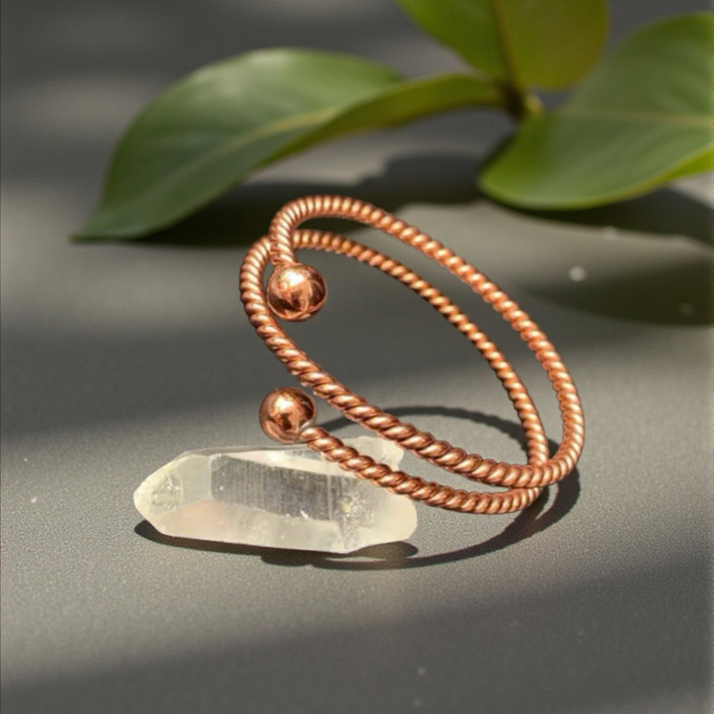 Solar Vortex Copper Bracelet