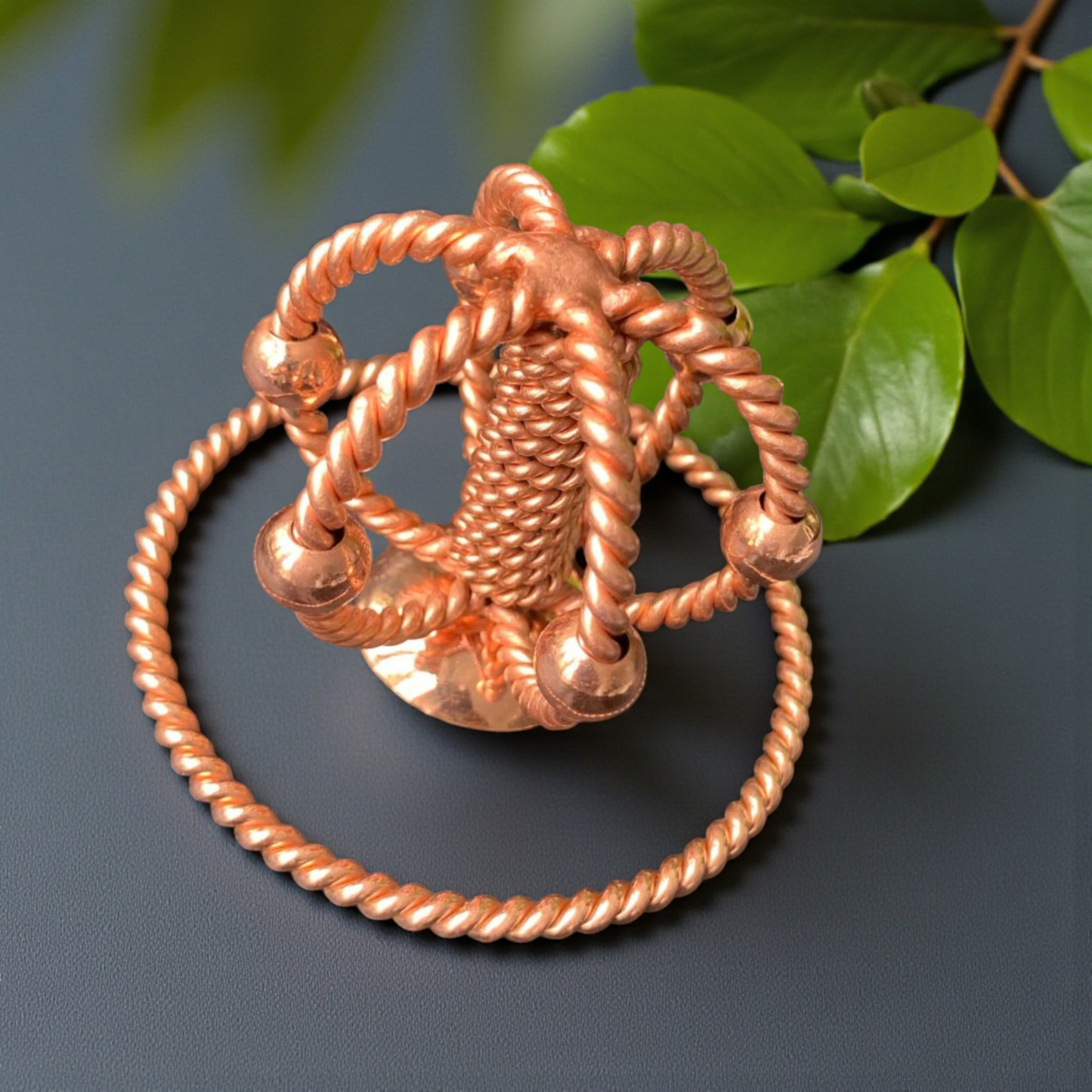 🌌 Astral Resonance Ring | 188 MHz Frequency | 99% Pure Copper