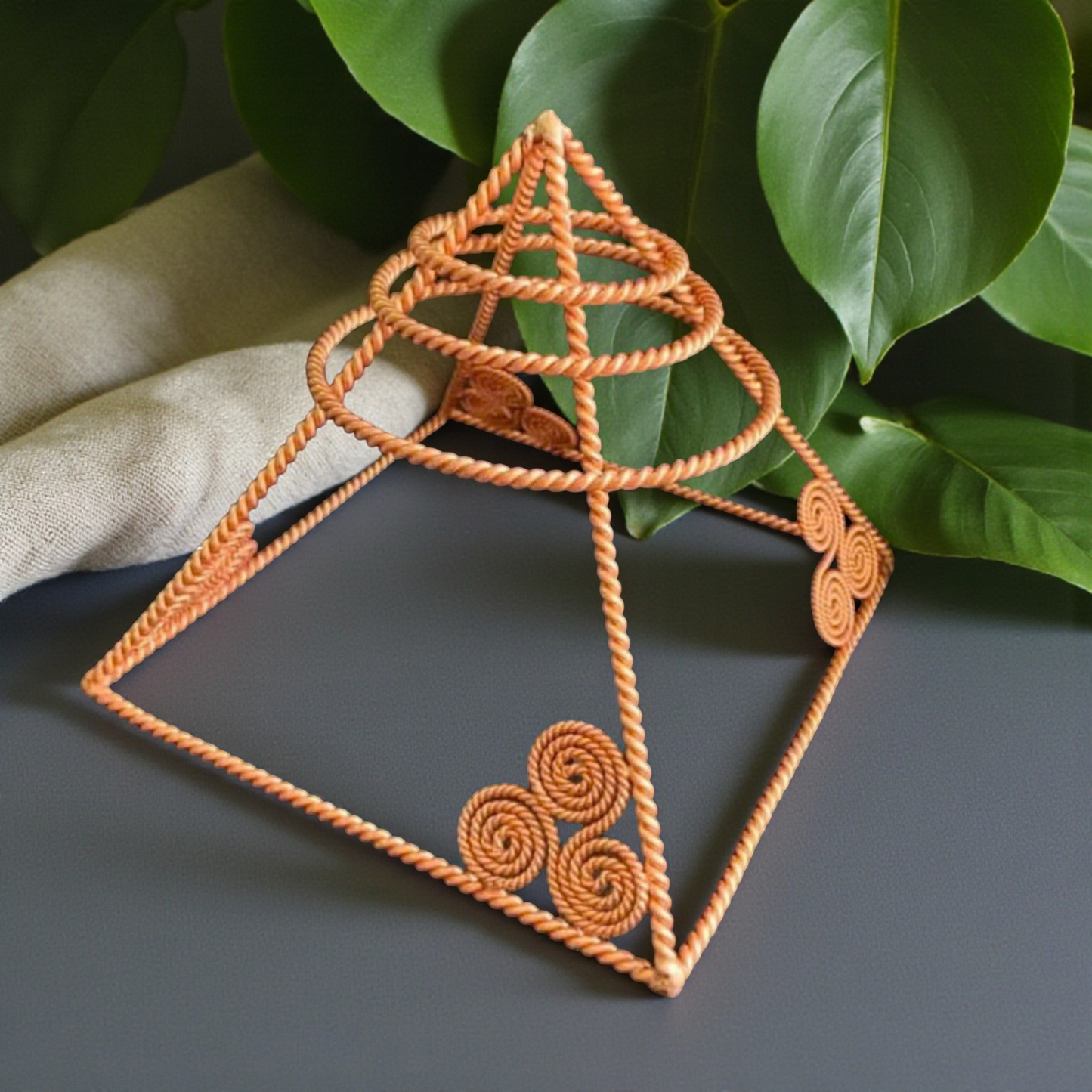 Triskelion Vortex Pyramid | 4-Frequency Tensor Conduit