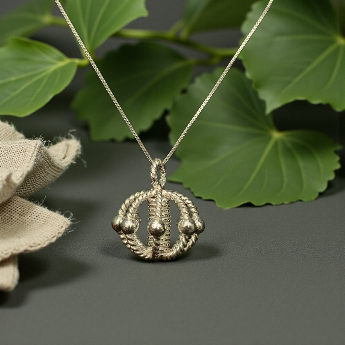 Lunar Trinity Silver Harmonizer | Custom Silver Alloy | 144 · 177 · 188 MHz Tensor Frequencies