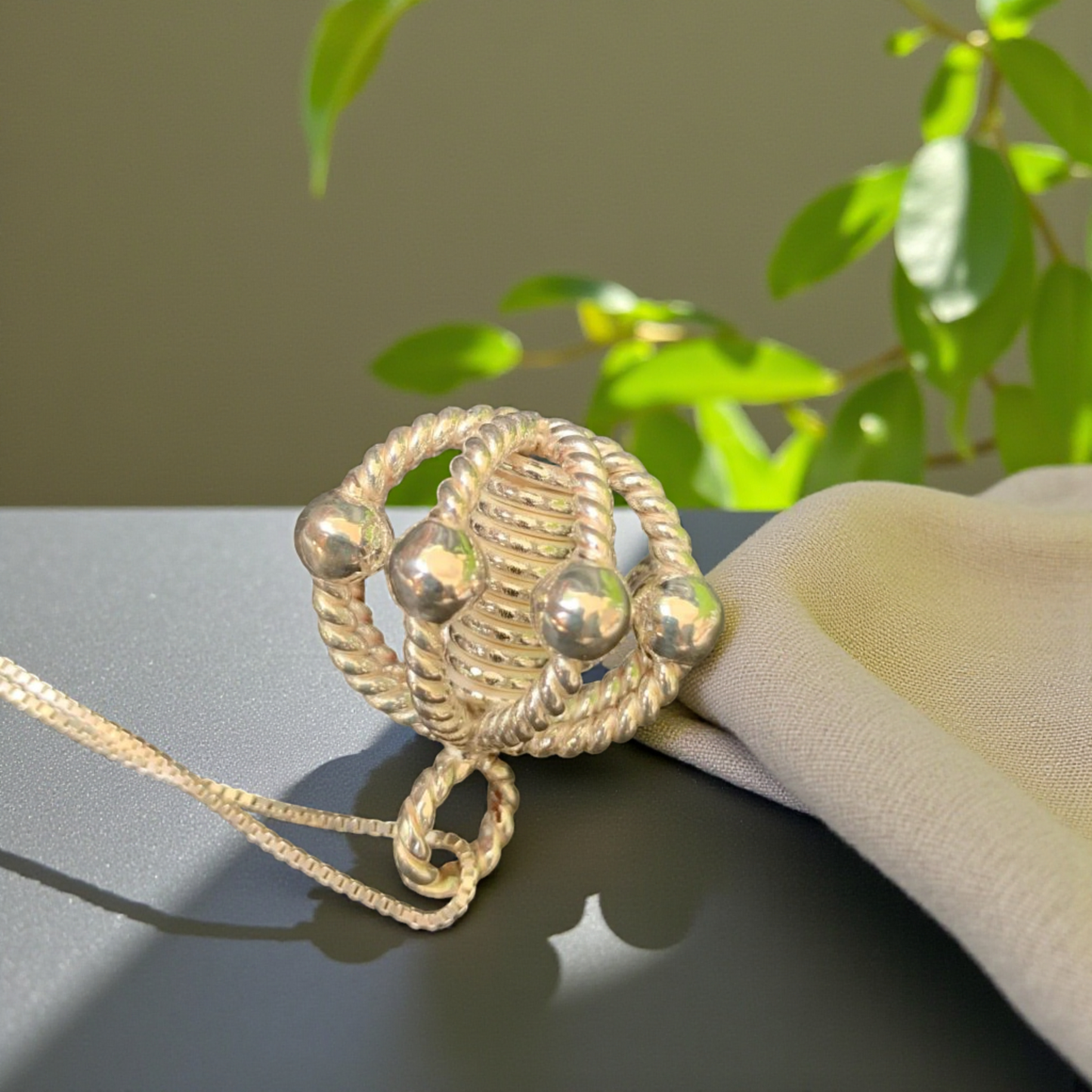 Lunar Trinity Silver Harmonizer | Custom Silver Alloy | 144 · 177 · 188 MHz Tensor Frequencies