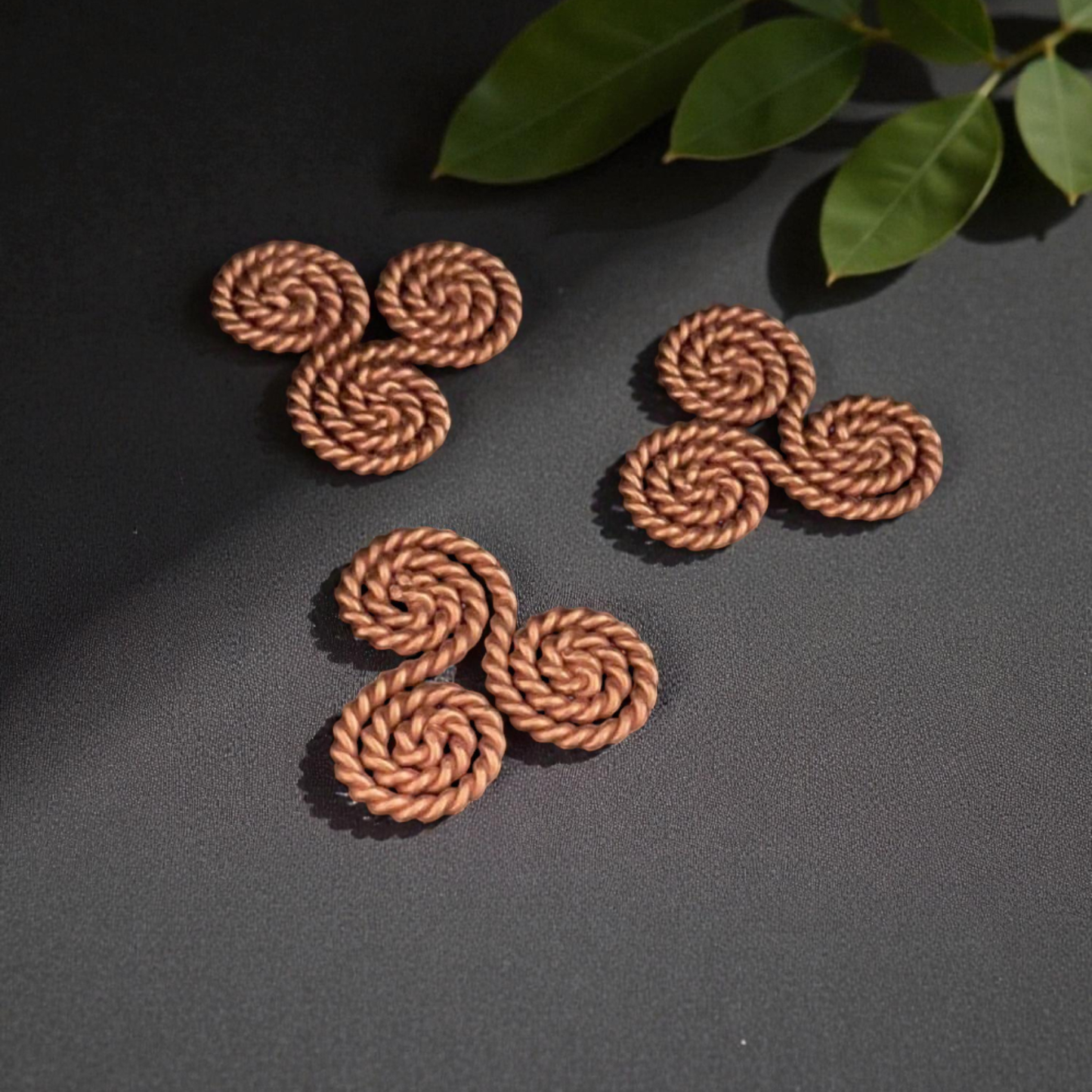 Mini Triskelion Coil | 144 MHz Sacred Copper Spiral