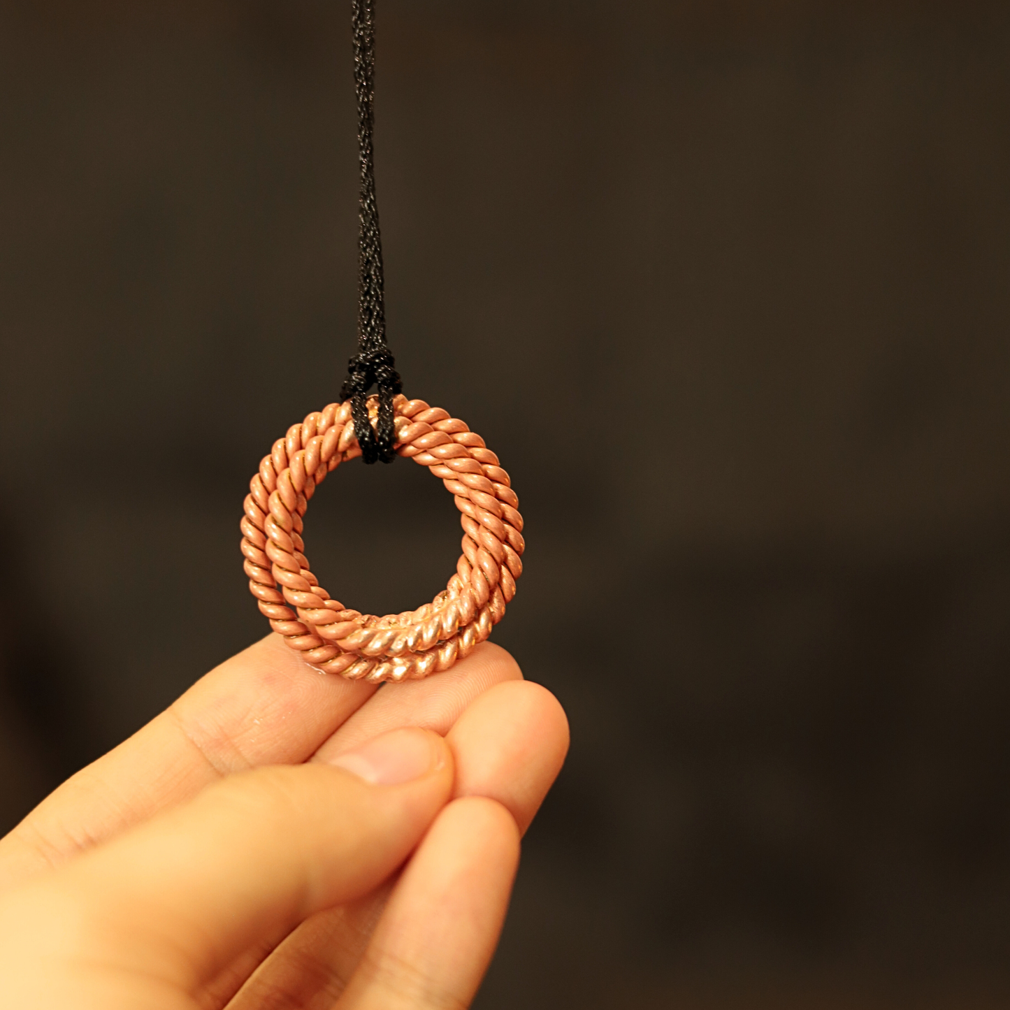 Triple-Frequency Tensor Pendant – Pure Copper Energy Tool (144/177/188 MHz)