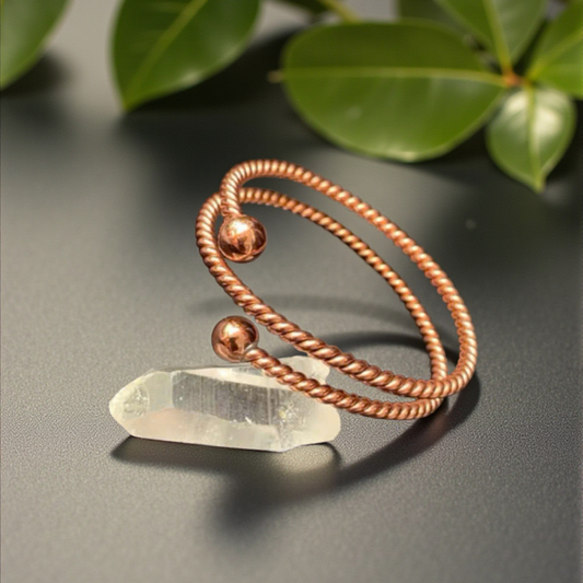 Solar Vortex Copper Bracelet