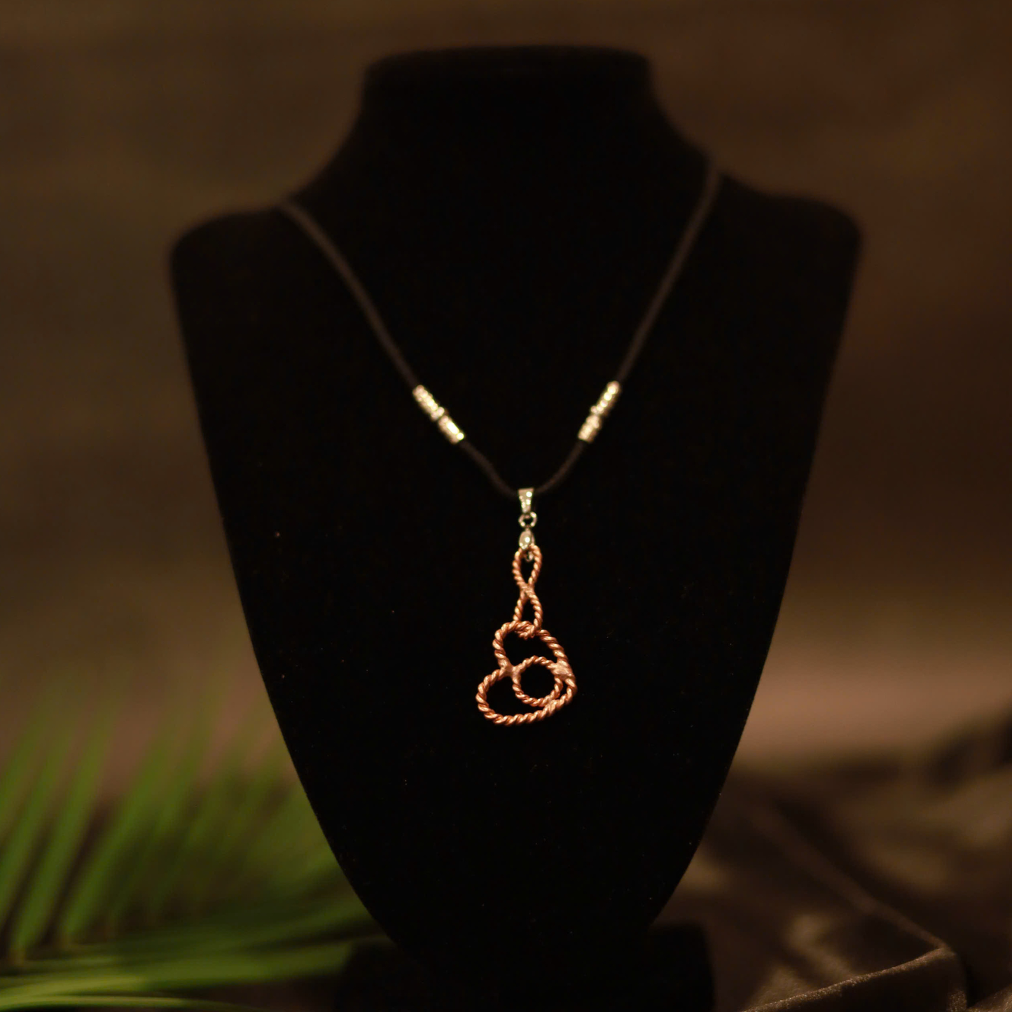 Handcrafted Infinity Heart Necklace with 528 MHz Frequency for Eternal Love