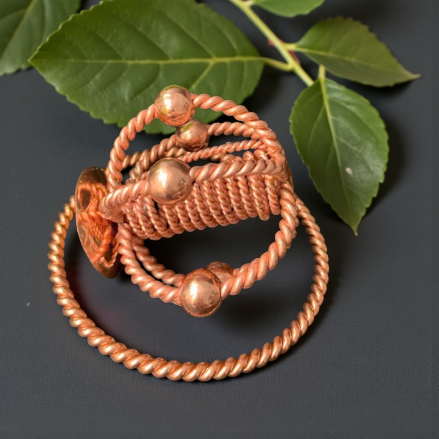 🌌 Astral Resonance Ring | 188 MHz Frequency | 99% Pure Copper