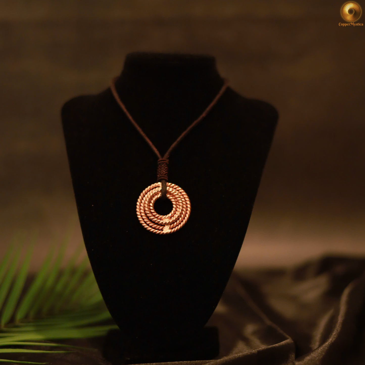 Handcrafted Copper Tensor Pendant - 5 Frequency 144MHz, 177MHz, 188MHz, 432MHz, 528MHz