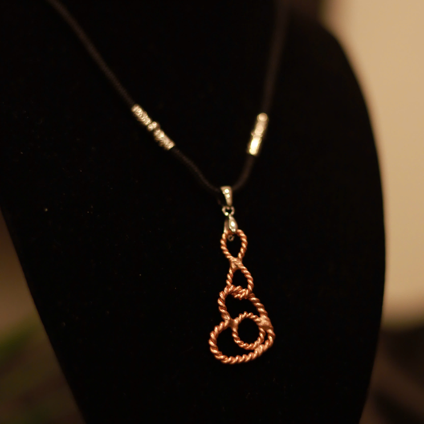 Handcrafted Infinity Heart Necklace with 528 MHz Frequency for Eternal Love