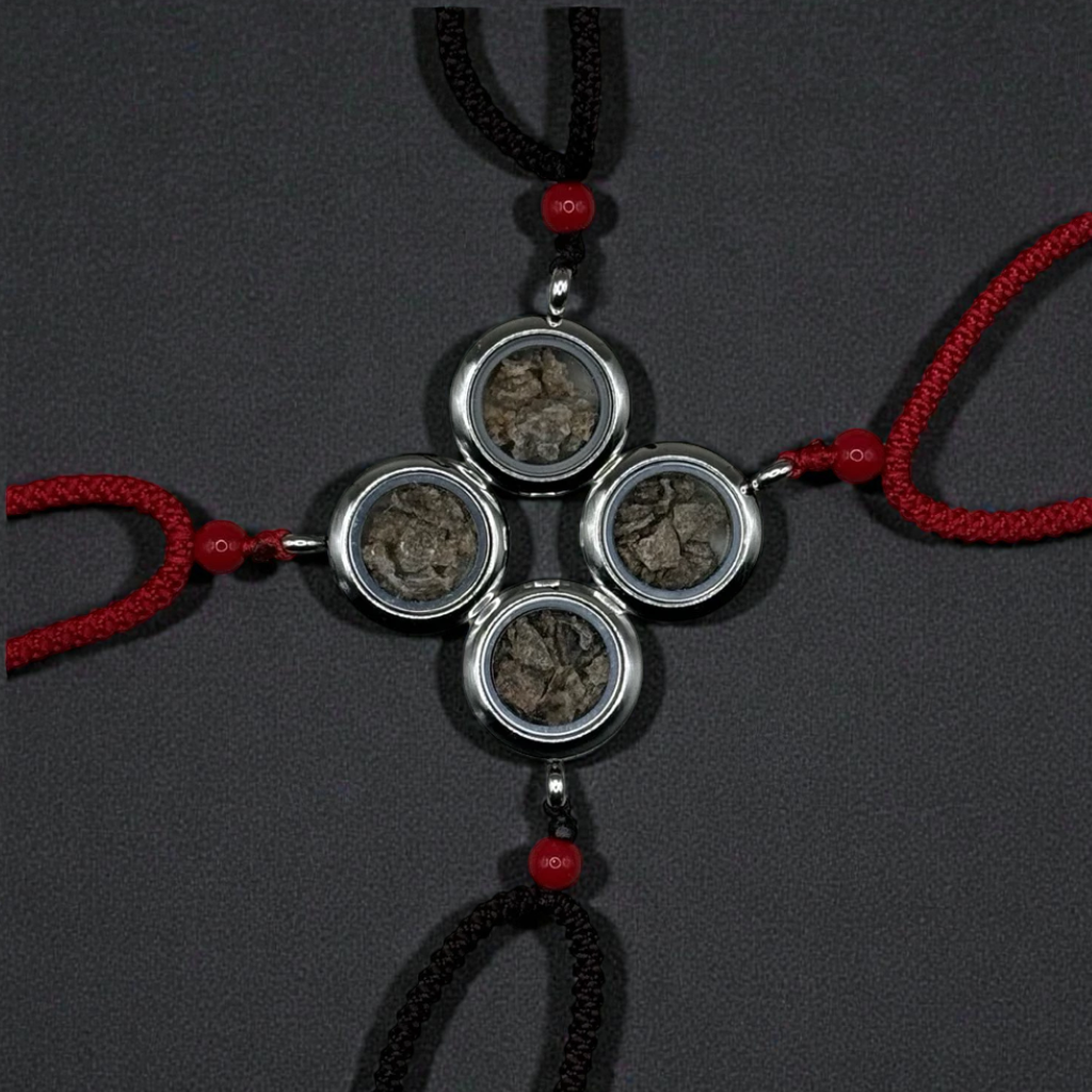 Fulgurite Crystal Pendant - Feng Shui Amulet for Protection (Unisex)