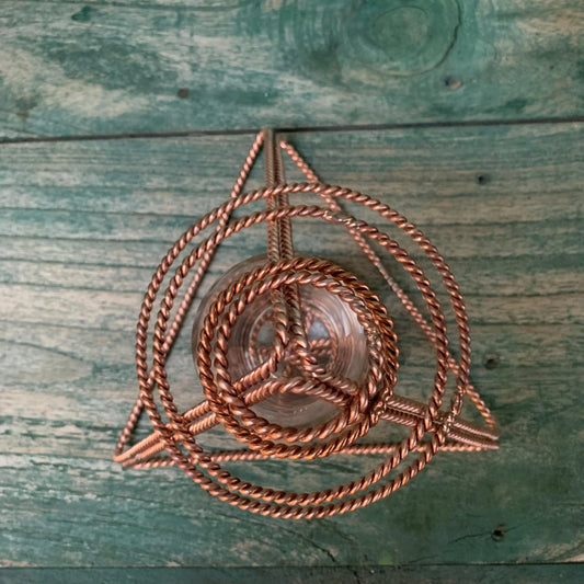 Water Charging Pyramid, 144 177 188 443 MHz, Red Copper Tool