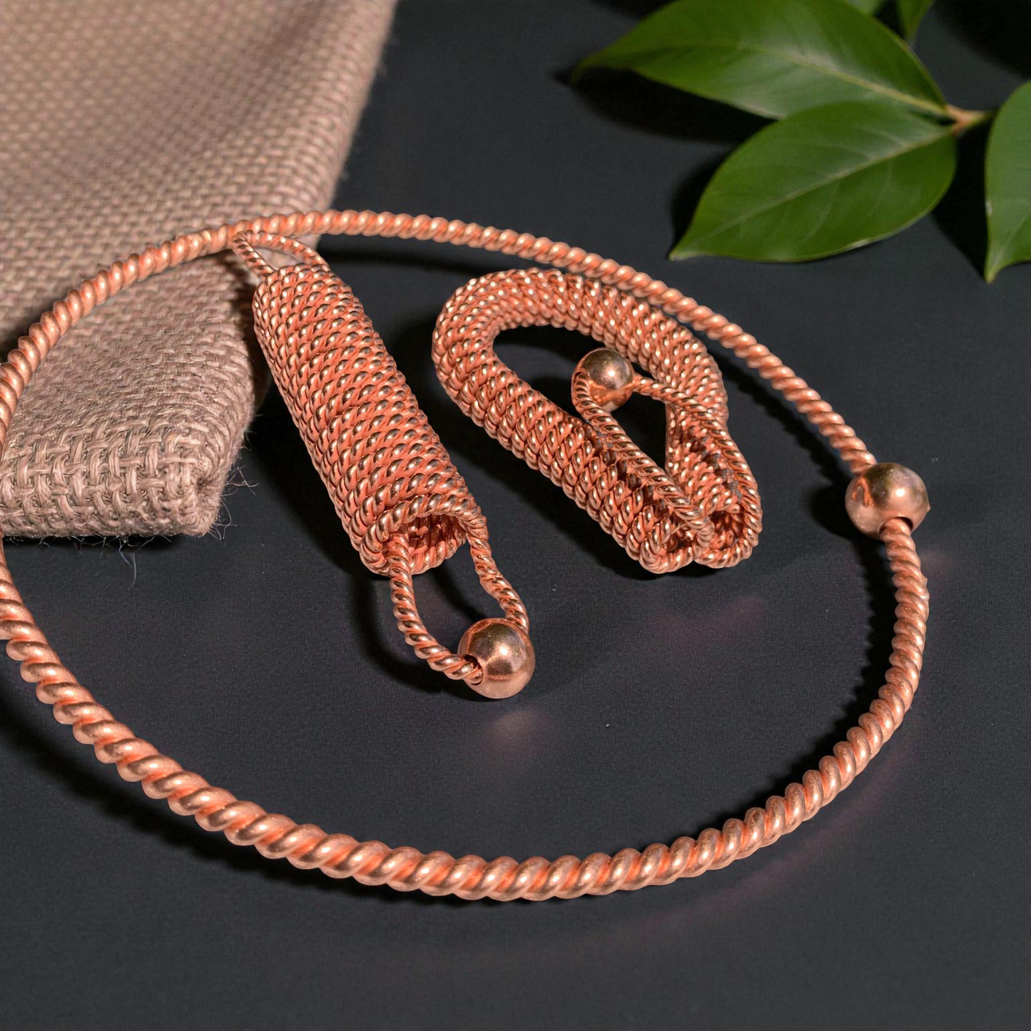 Sacred Cubit Water Harmonizer Set | Pure Copper Tensor Geometry